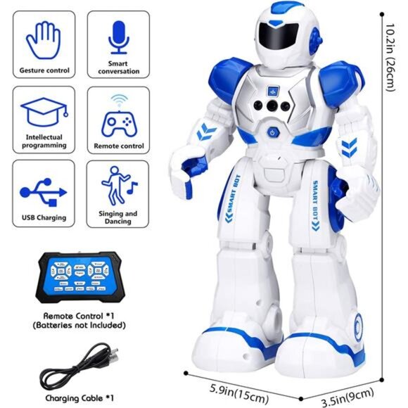 Robots Toy for Kids, RC Gesture Sensing Toy, Interactive Walking Singing Dancing - Picture 6 of 7